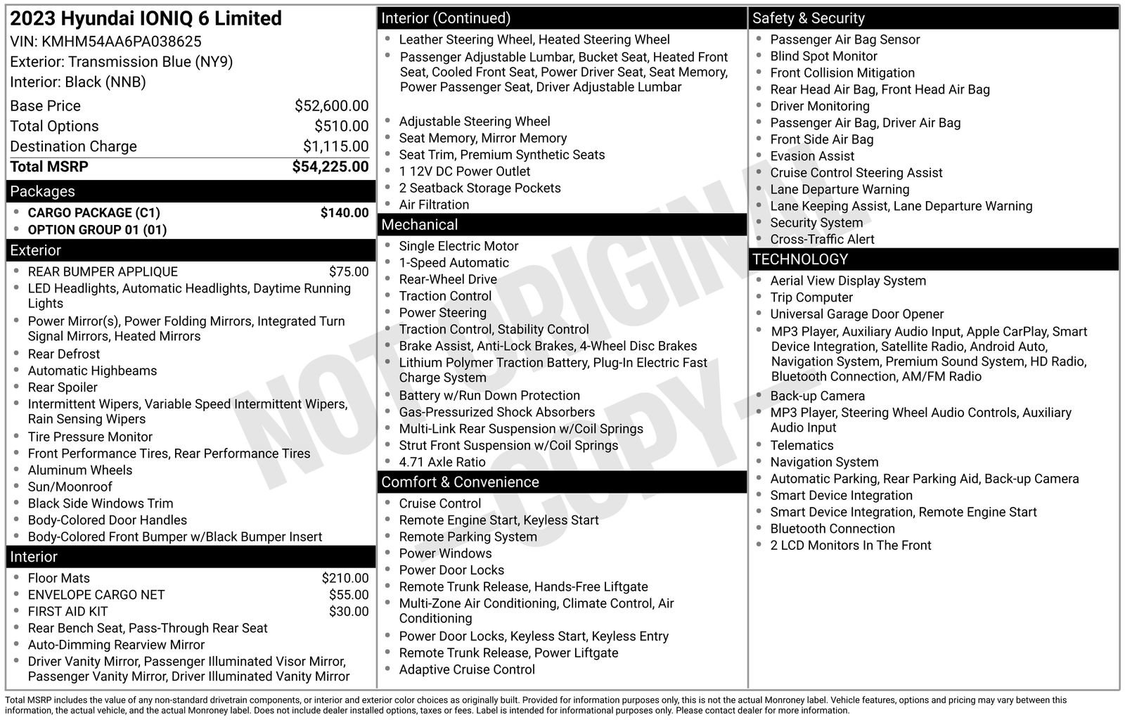 Used 2023 Hyundai Ioniq 6 Limited w/ Cargo Package