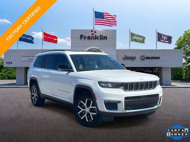 Certified 2024 Jeep Grand Cherokee L Limited w/ Luxury Tech Group II