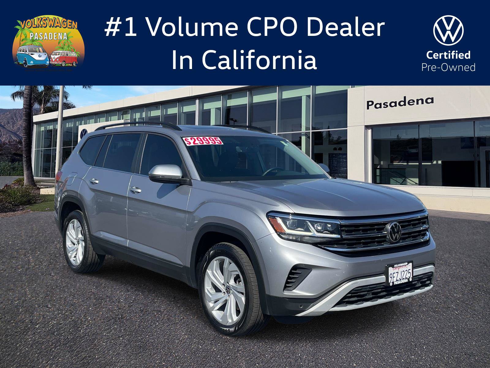 Certified 2023 Volkswagen Atlas SE w/ Panoramic Sunroof Package