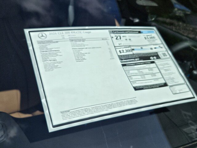 New 2026 Mercedes-Benz CLE 300 4MATIC Coupe image 38