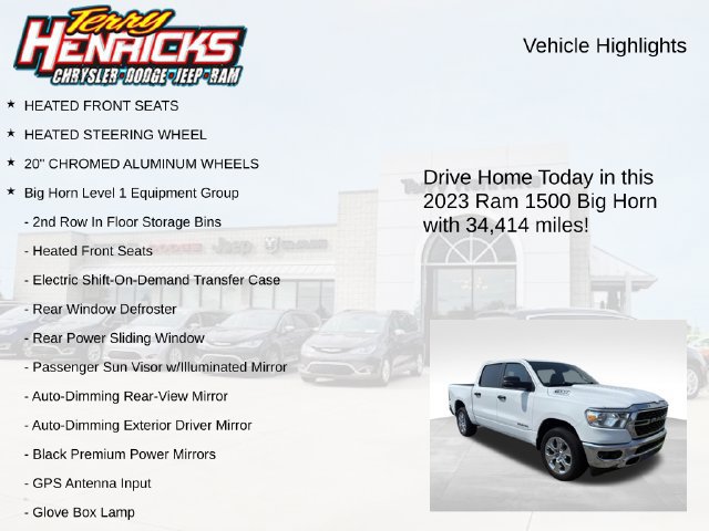 Certified 2023 RAM 1500 Big Horn AWD/4WD image 4