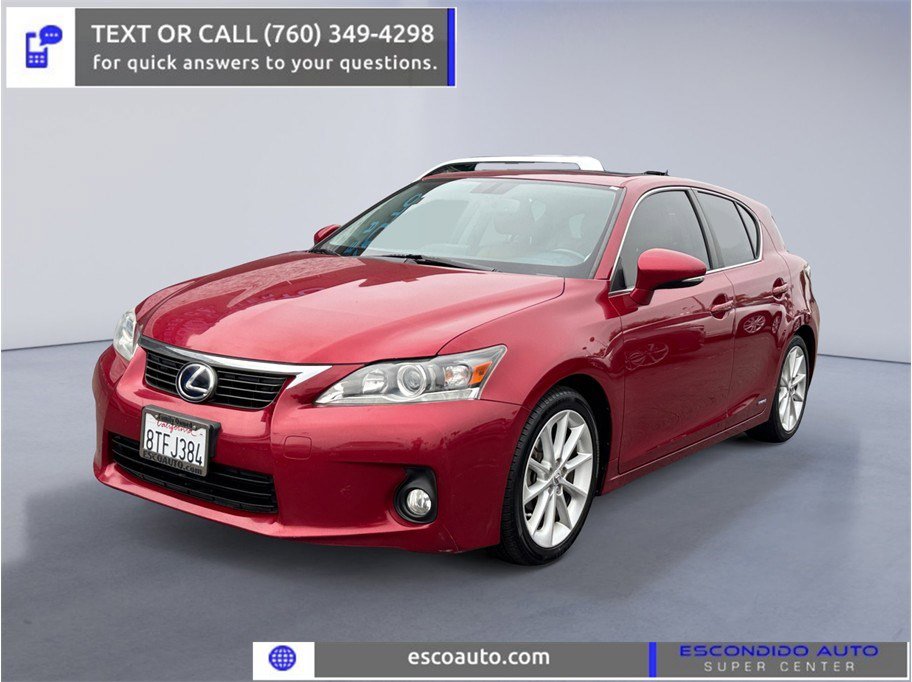 Used 2012 Lexus CT 200h Premium w/ Premium Audio Pkg image 1