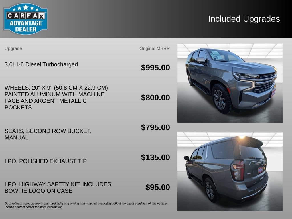 Used 2021 Chevrolet Tahoe LT AWD/4WD image 3