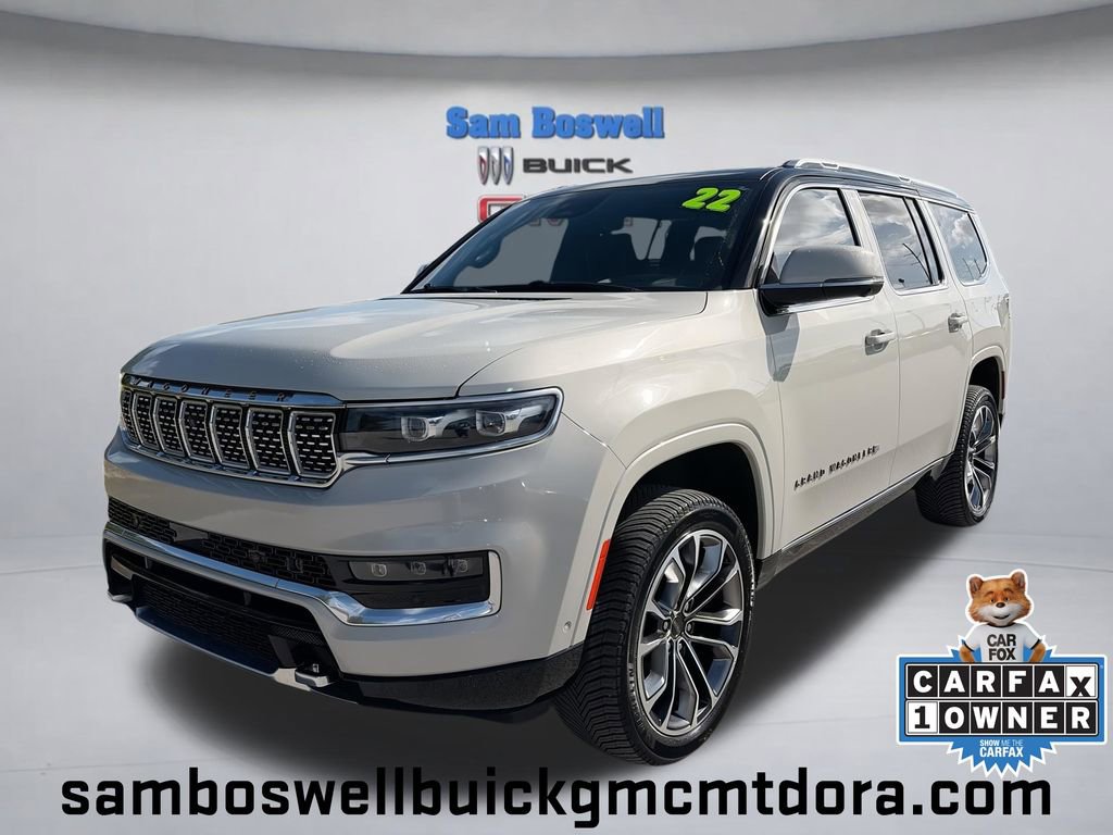 Used 2022 Jeep Grand Wagoneer Series III w/ Rear Seat Video Group 1 AWD/4WD image 1