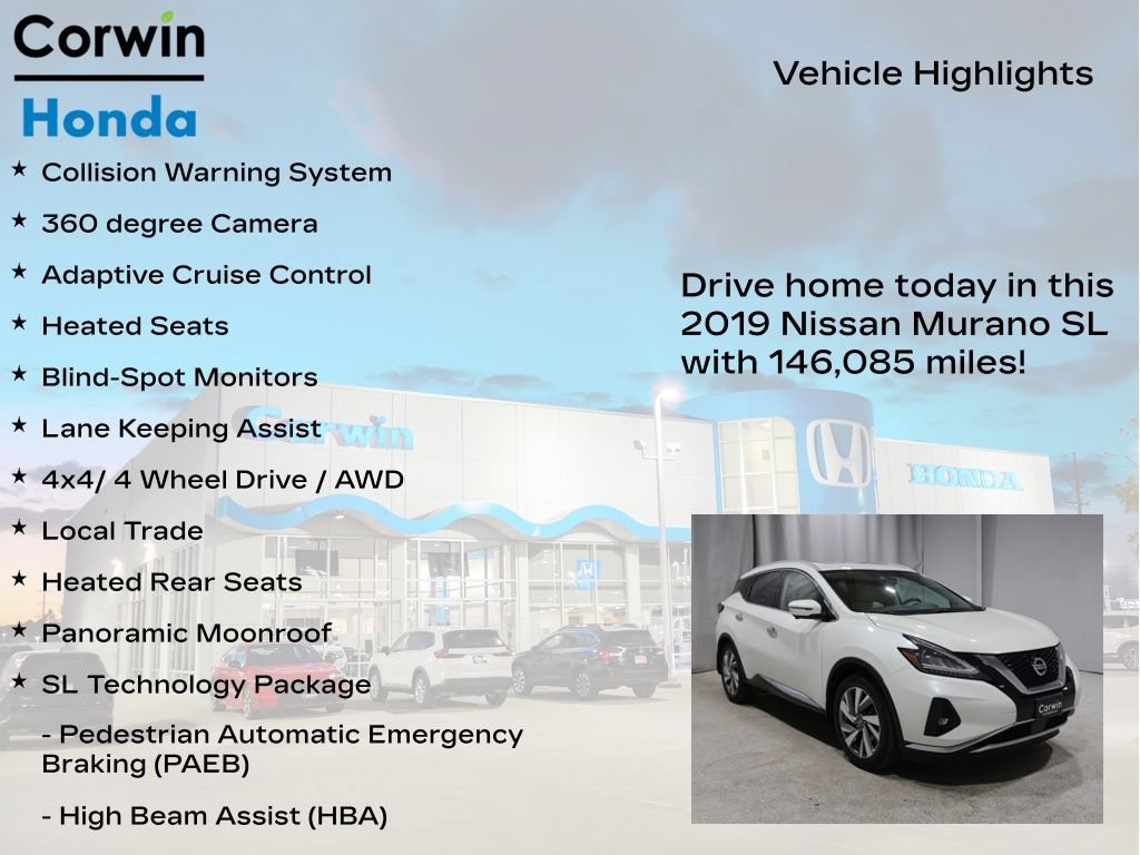 Used 2019 Nissan Murano SL w/ SL Technology Package AWD/4WD image 6