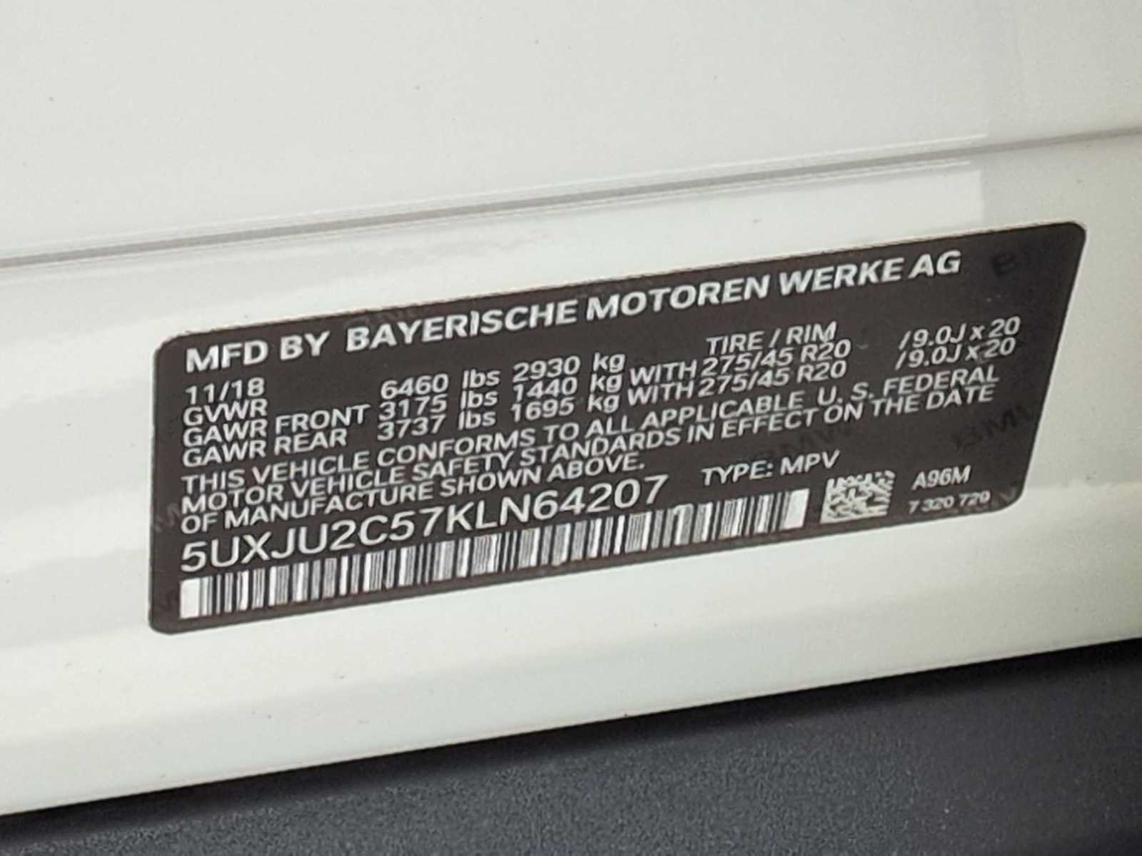 Used 2019 BMW X5 xDrive50i w/ Luxury Seating Package AWD/4WD image 37