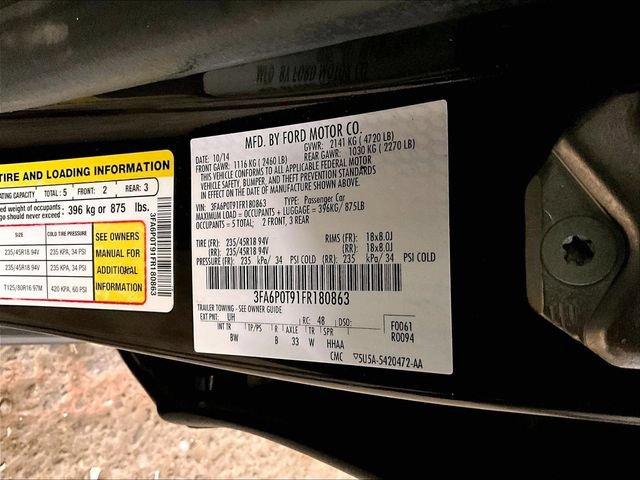 Used 2015 Ford Fusion SE w/ Equipment Group 202A AWD/4WD image 32