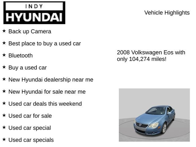 Used 2008 Volkswagen Eos Komfort FWD image 7