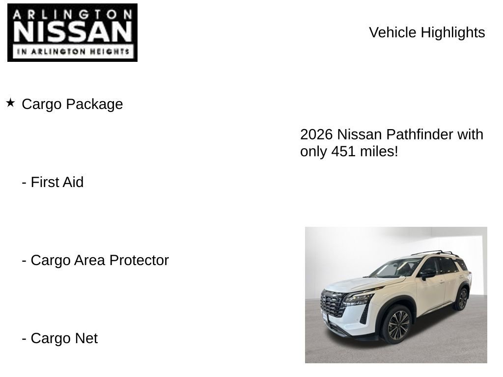 New 2026 Nissan Pathfinder Platinum AWD/4WD image 7