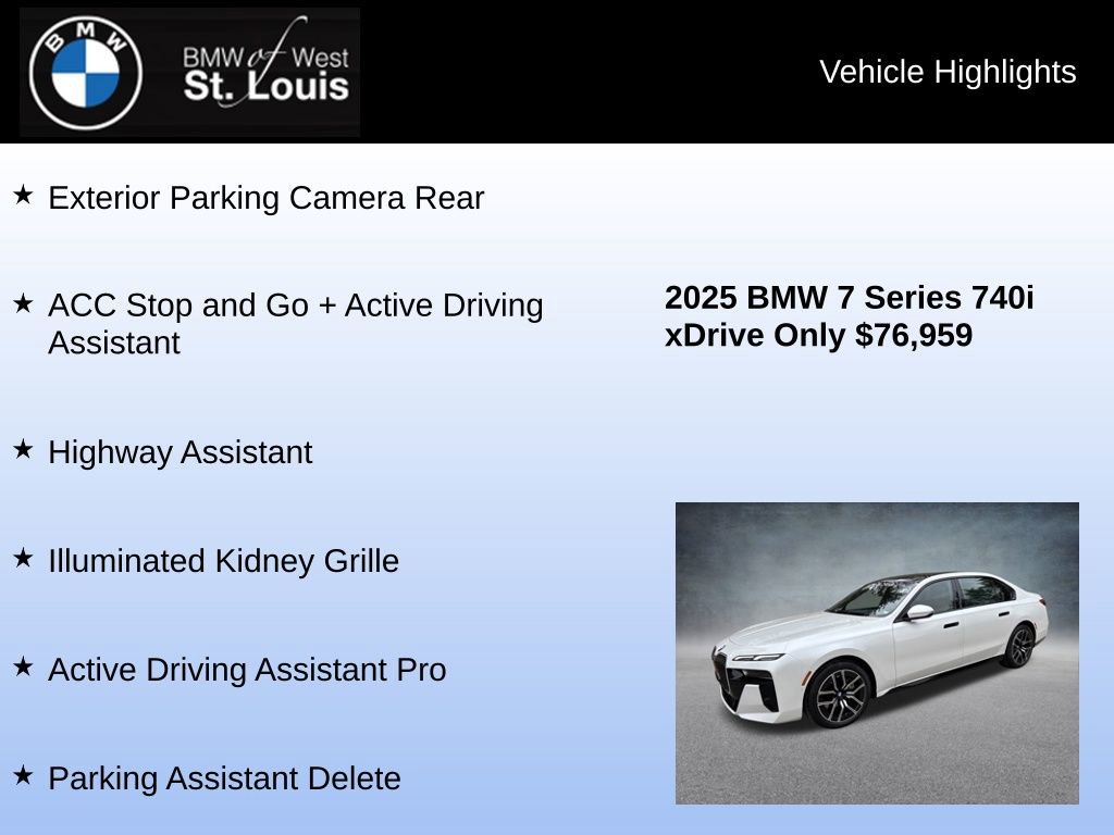 Used 2025 BMW 740i xDrive image 16