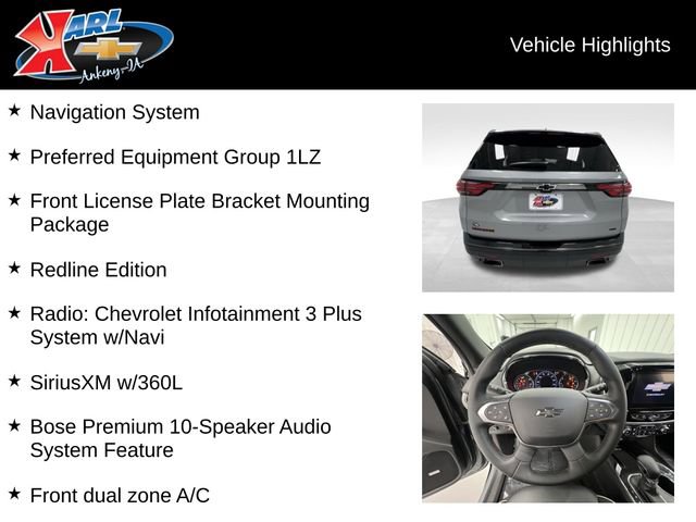 Certified 2023 Chevrolet Traverse Premier w/ Redline Edition image 2