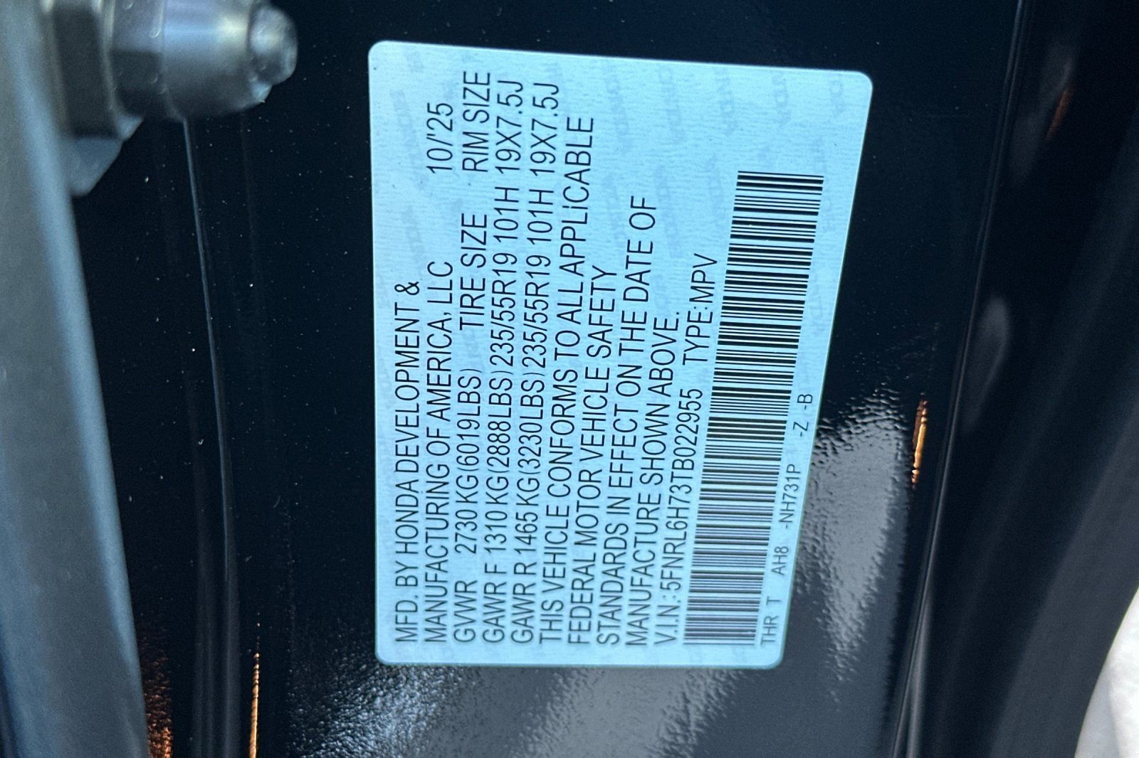 New 2026 Honda Odyssey Sport-L image 36