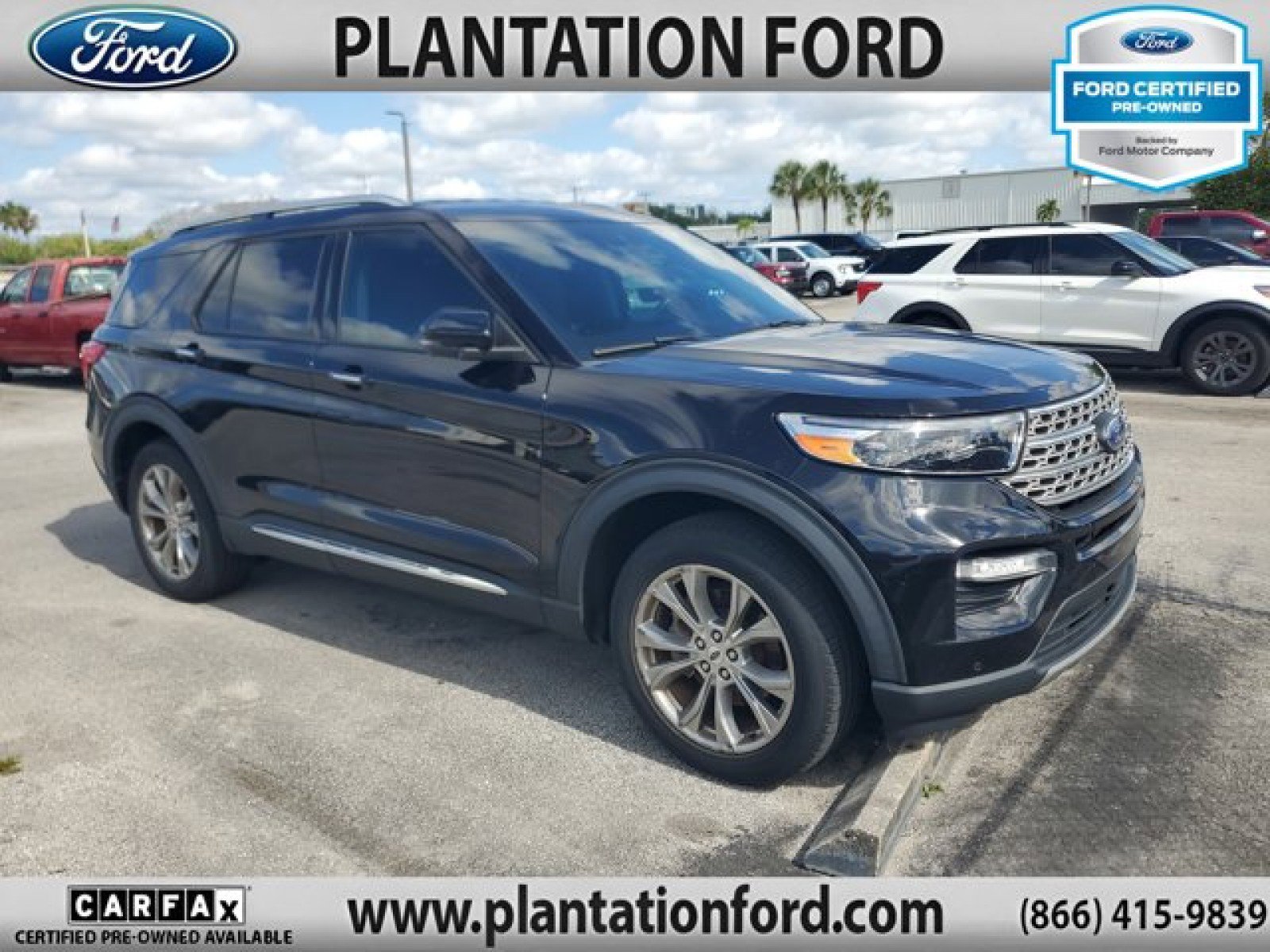 Used 2023 Ford Explorer Limited w/ Limited Technology Package RWD image 1