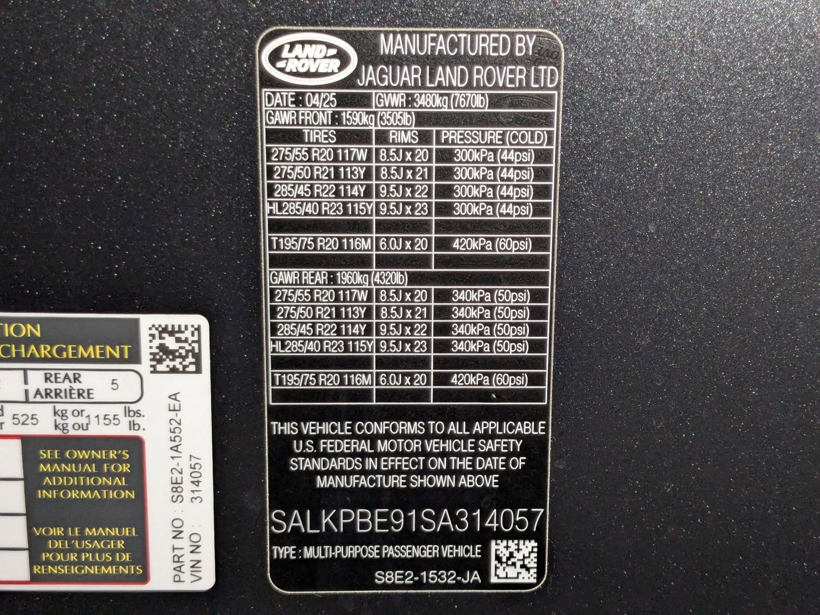 New 2025 Land Rover Range Rover Long Wheelbase SE image 19