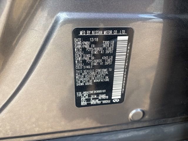 Used 2019 INFINITI QX80 Luxe image 26