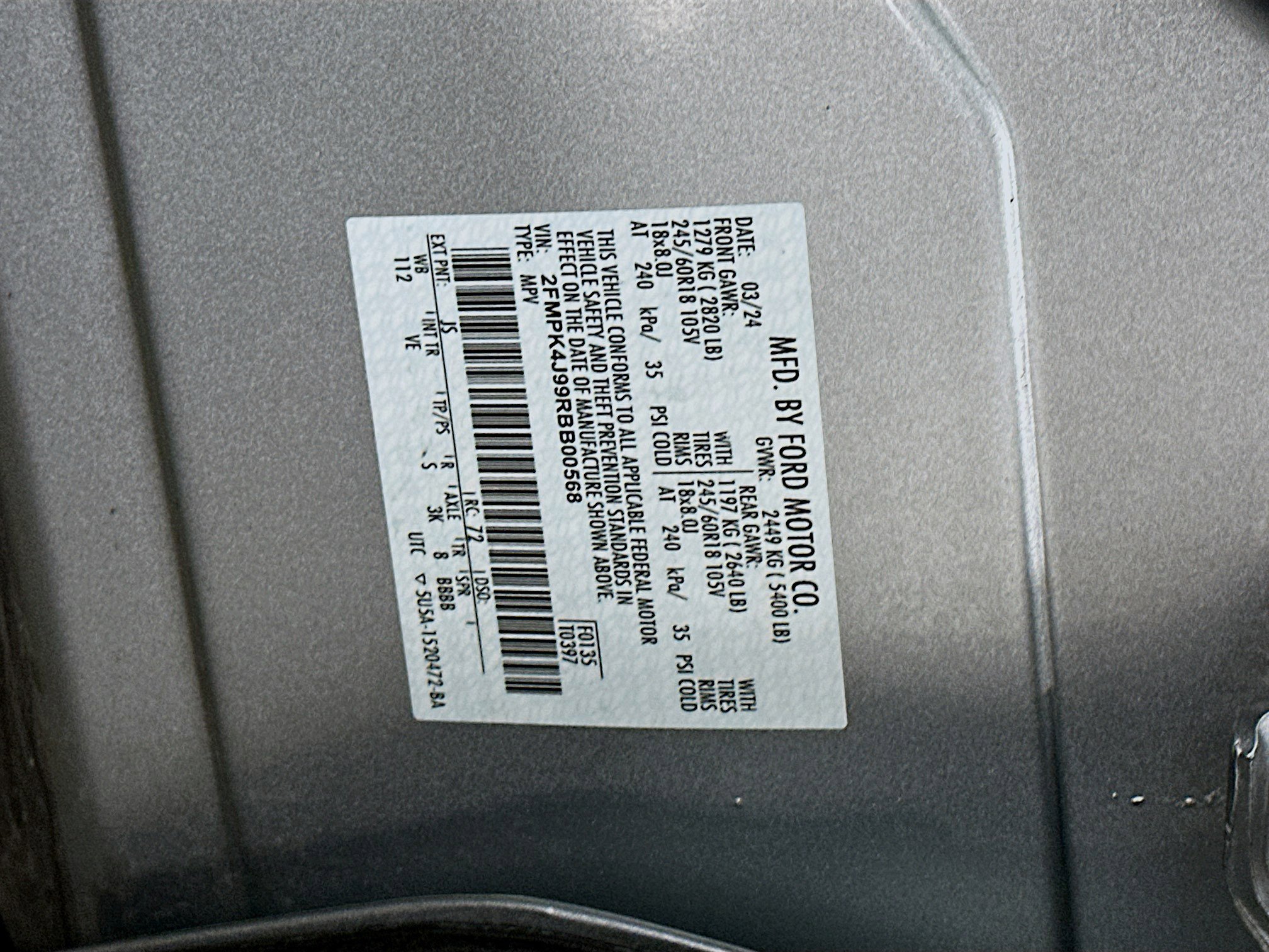 Used 2024 Ford Edge SEL AWD/4WD image 12