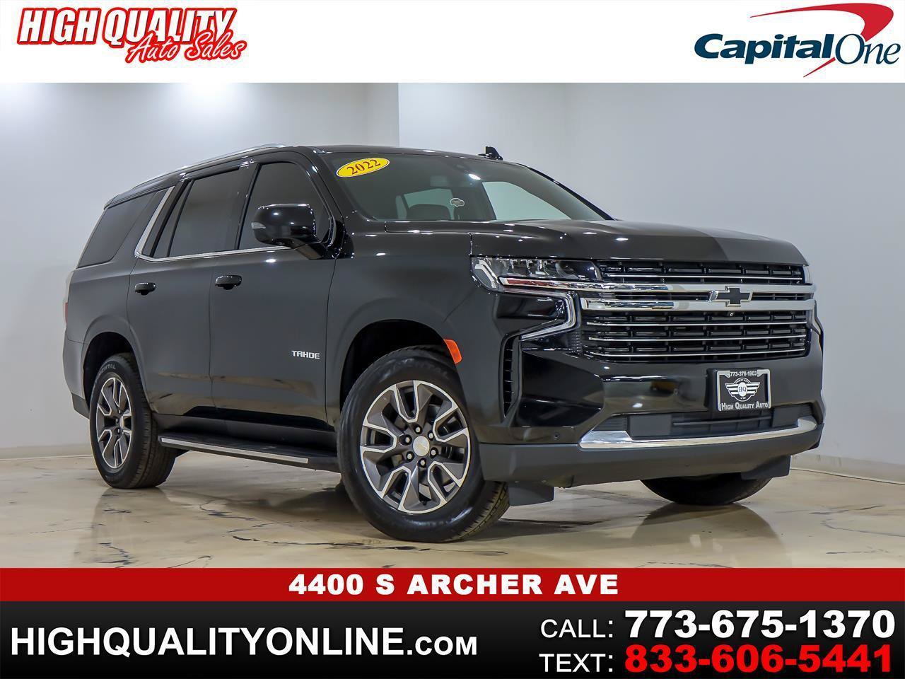 Used 2022 Chevrolet Tahoe LT w/ LT Signature Plus Package AWD/4WD image 1