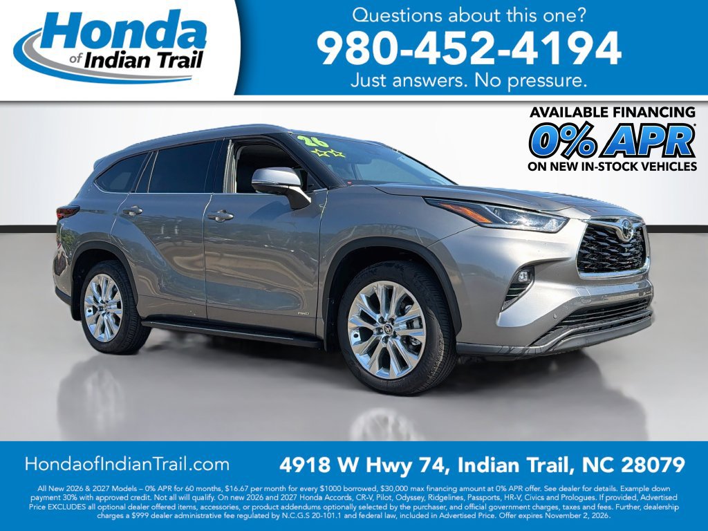 Used 2026 Toyota Highlander Limited AWD/4WD 360° Tour
