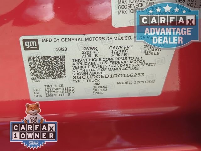 Certified 2024 Chevrolet Silverado 1500 Custom Trail Boss w/ LPO, Dark Essentials Package image 31
