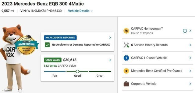 Certified 2023 Mercedes-Benz EQB 300 4MATIC image 3