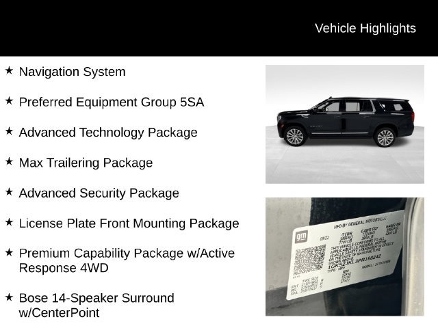 Certified 2023 GMC Yukon XL Denali AWD/4WD image 27