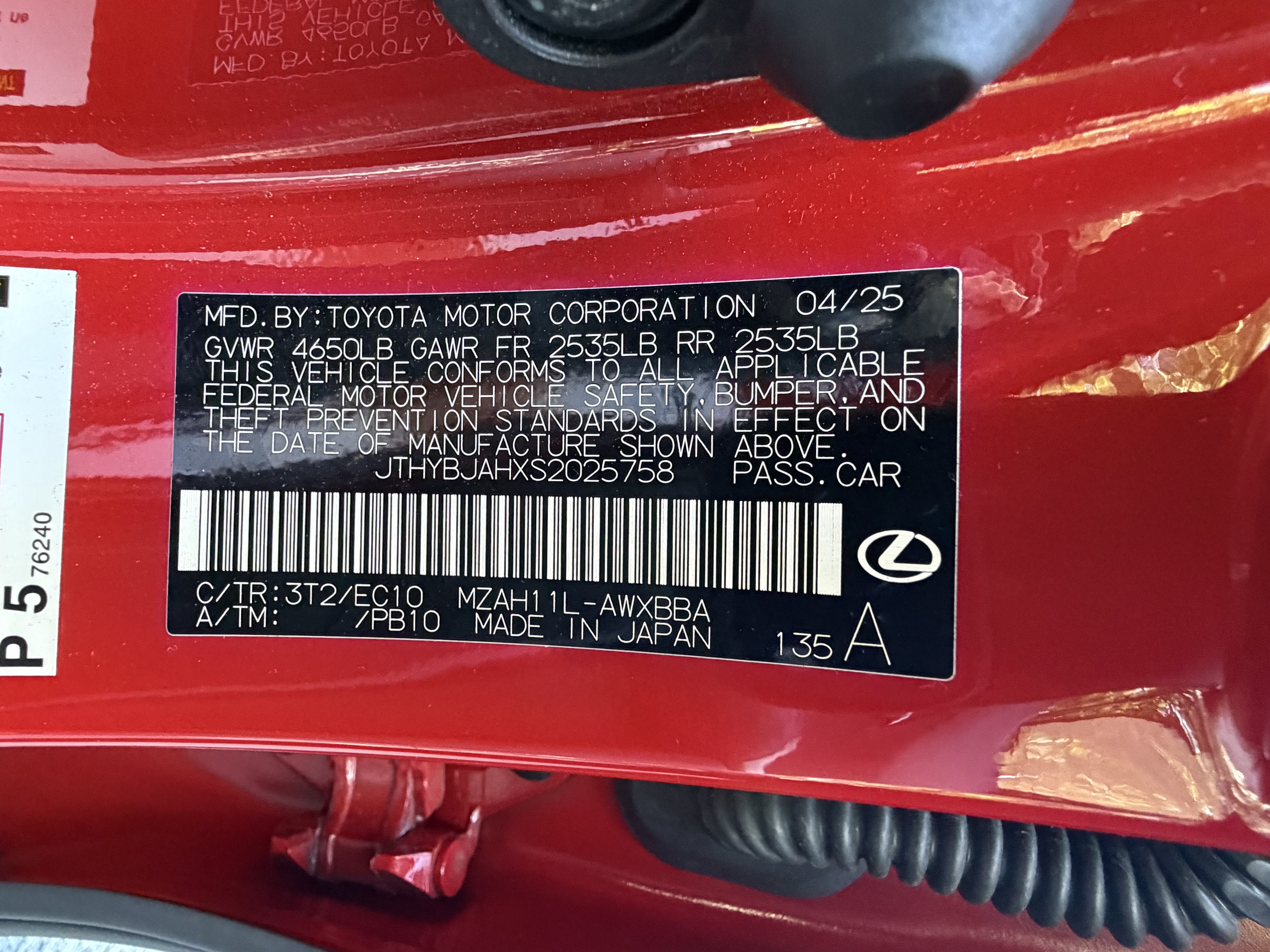 Certified 2025 Lexus UX 300h FWD w/ Accessory Package (Z1) image 47