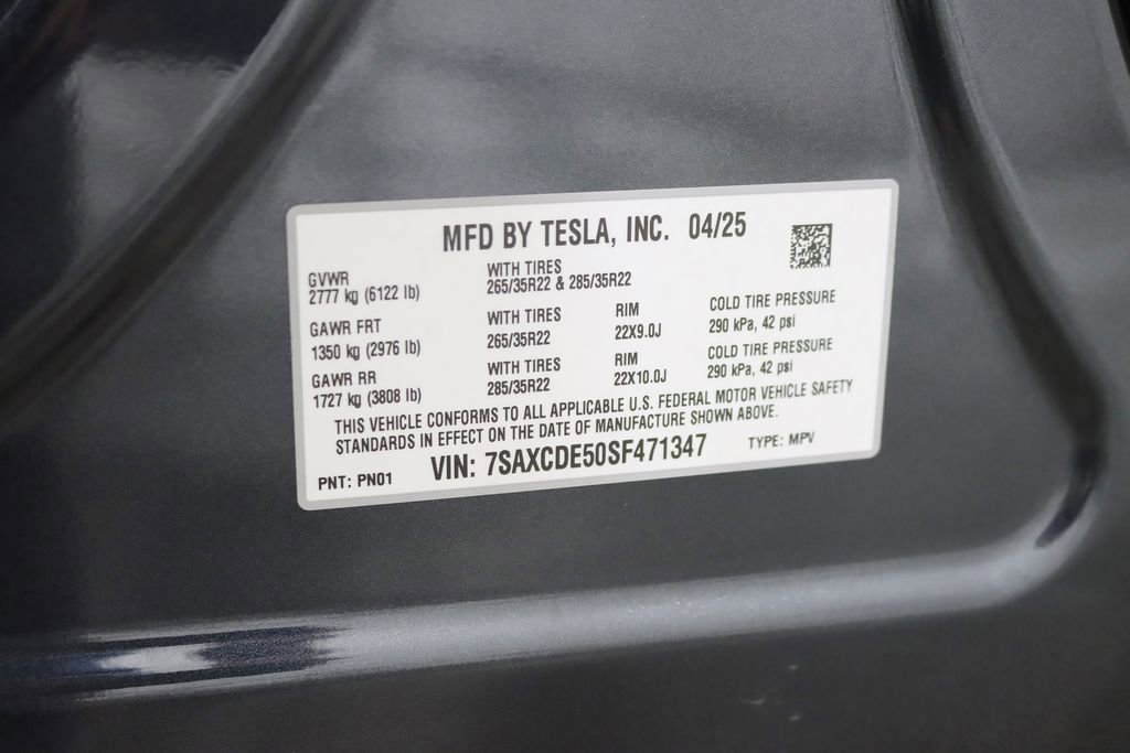 Used 2025 Tesla Model X AWD/4WD image 40