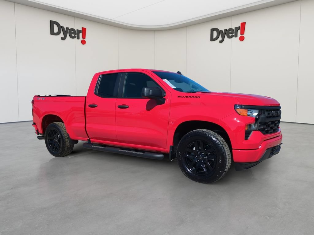 New 2026 Chevrolet Silverado 1500 Custom w/ Turbomax Blackout Package AWD/4WD image 2