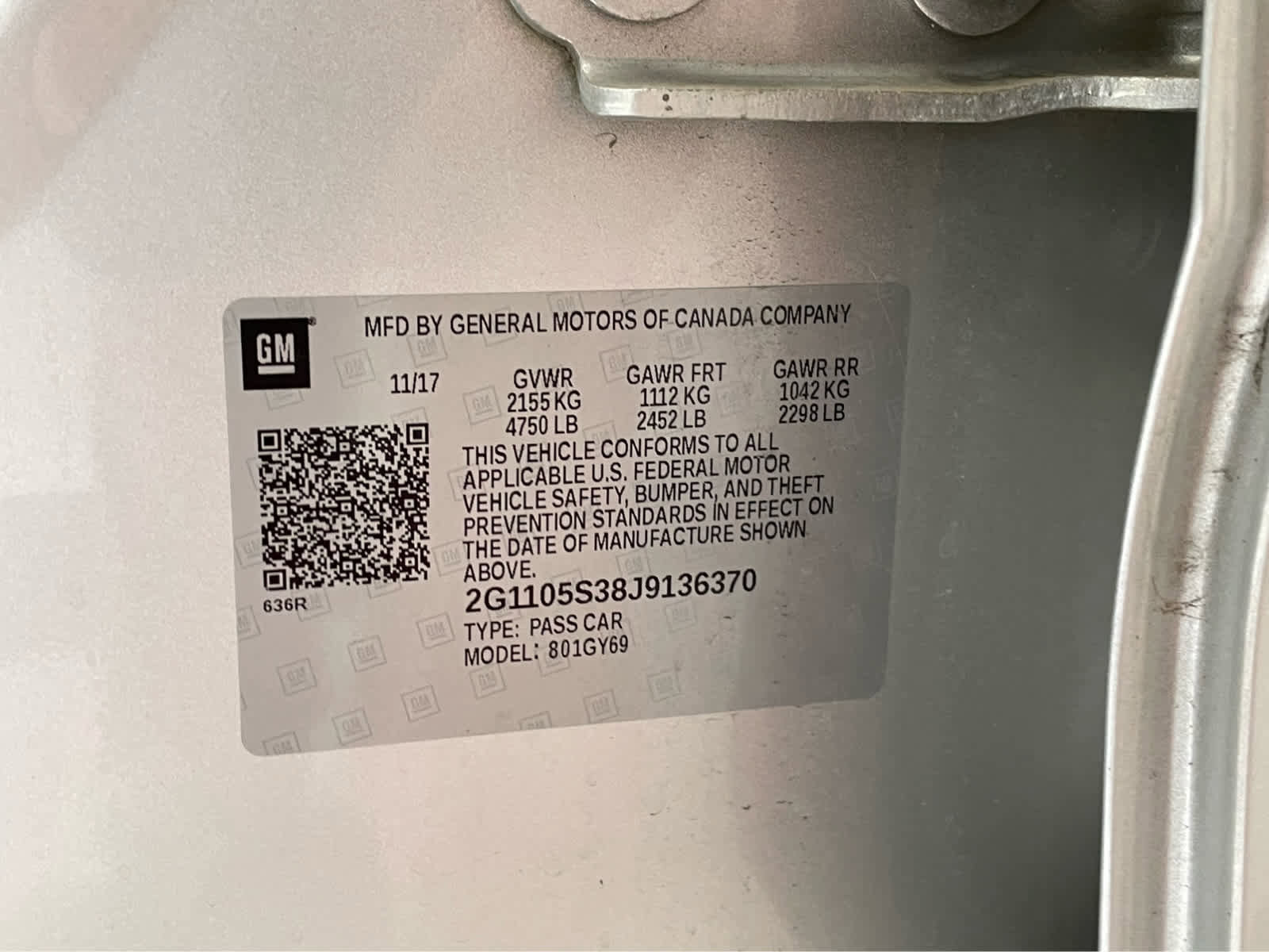 Used 2018 Chevrolet Impala LT w/ LT Convenience Package FWD image 17