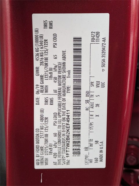 Used 2019 Ford F250 Lariat w/ Chrome Package image 35