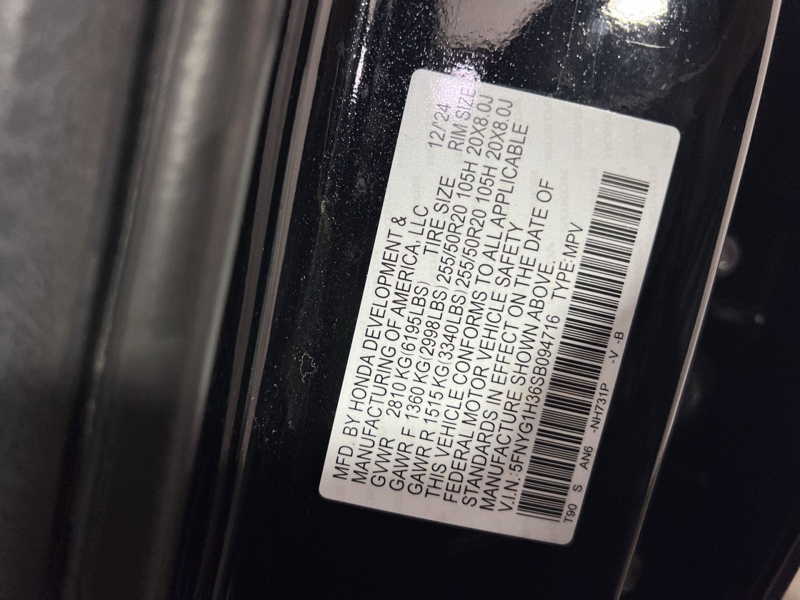 Used 2025 Honda Pilot Sport image 31