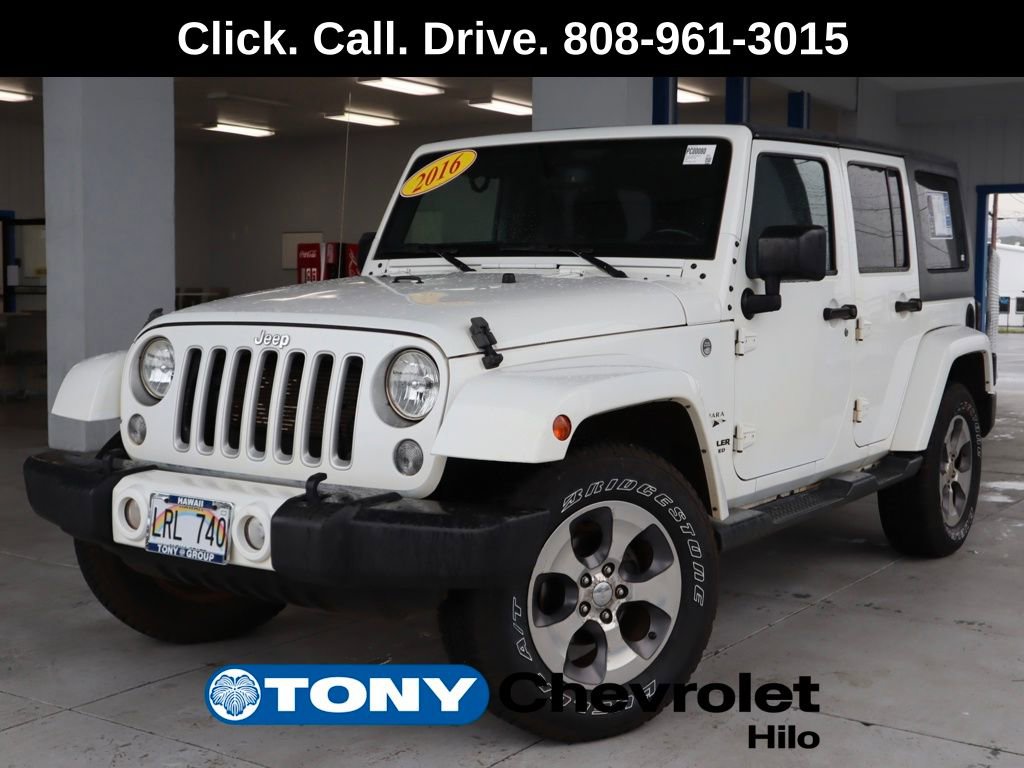 Used 2016 Jeep Wrangler Unlimited Sahara w/ Connectivity Group image 1