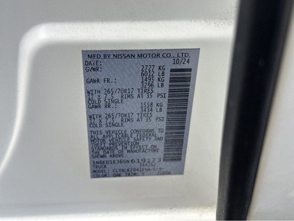 Used 2025 Nissan Frontier Pro-X w/ Pro Premium Package image 45