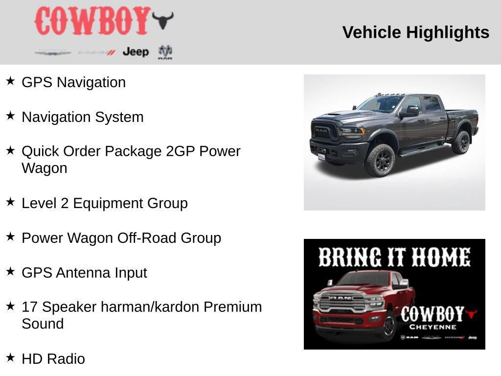 Used 2023 RAM 2500 Power Wagon w/ Level 2 Equipment Group AWD/4WD image 5