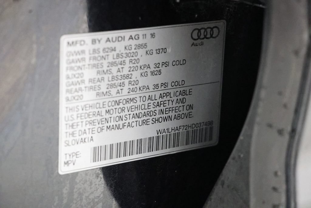 Used 2017 Audi Q7 2.0T Premium Plus w/ Premium Plus Package AWD/4WD image 40