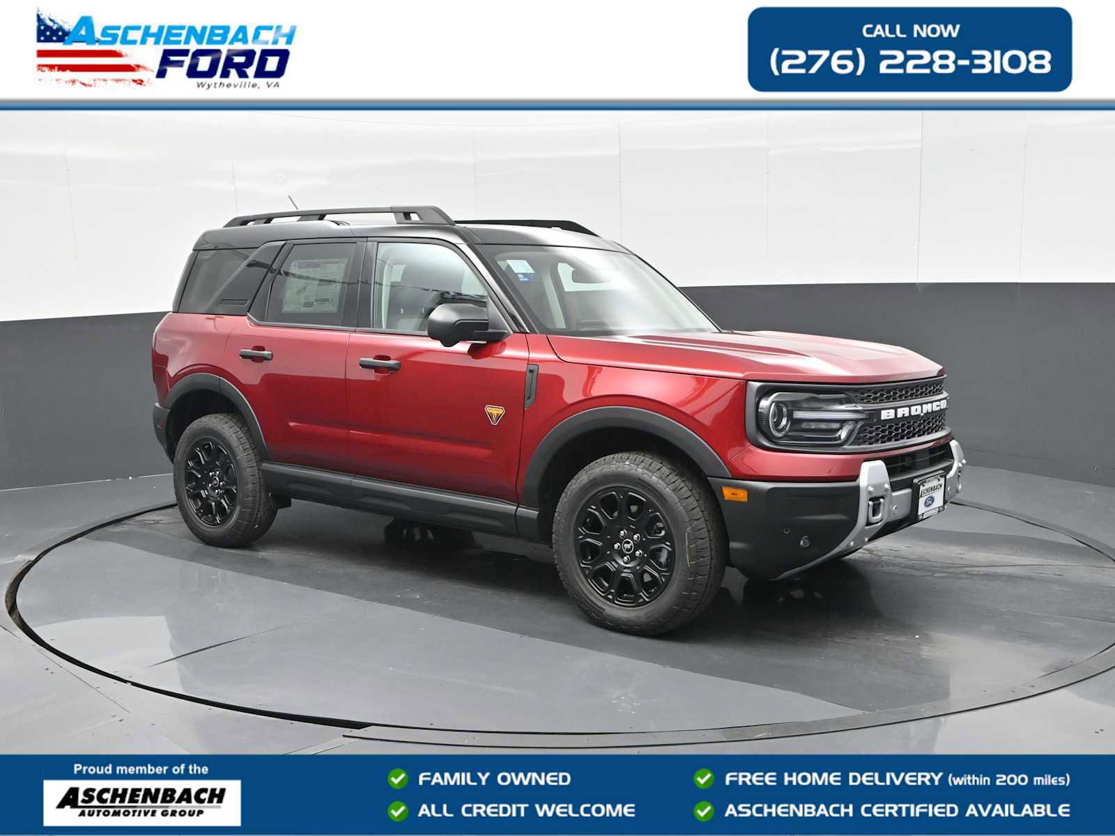 New 2025 Ford Bronco Sport Badlands w/ Badlands Tech Package