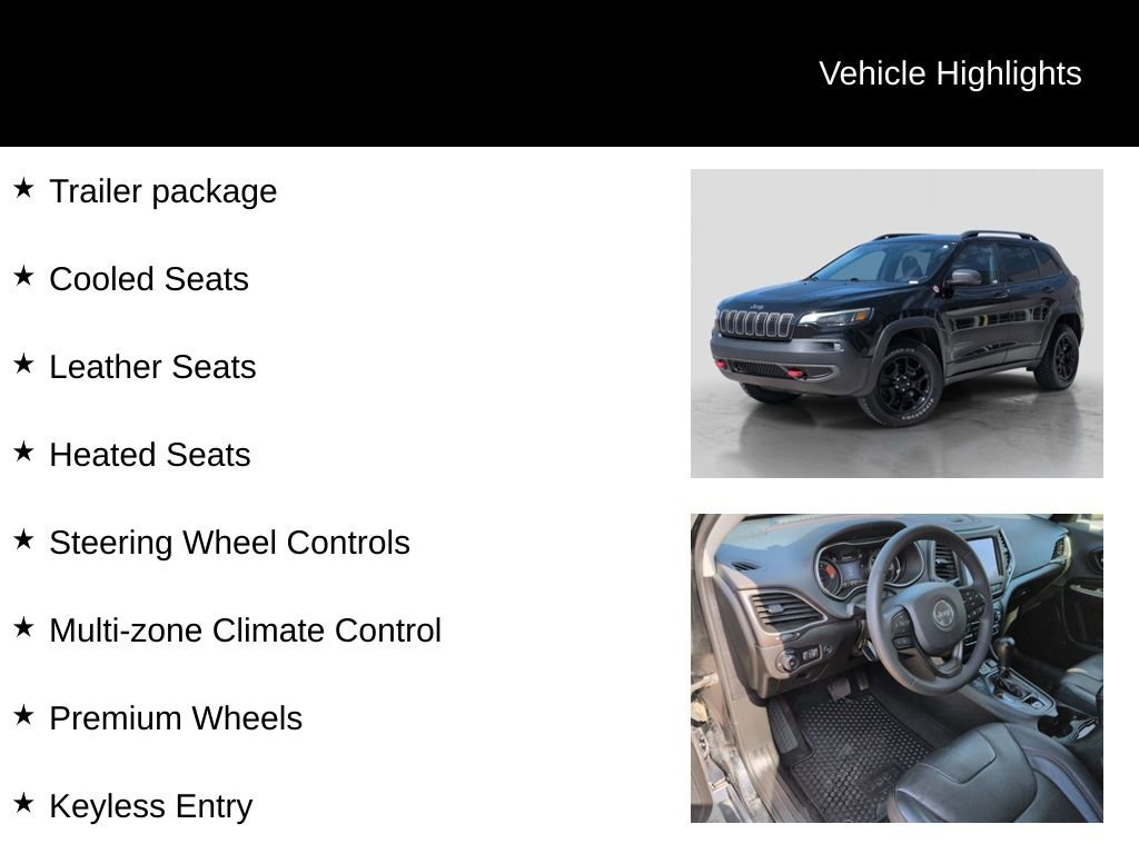 Used 2021 Jeep Cherokee Trailhawk image 16