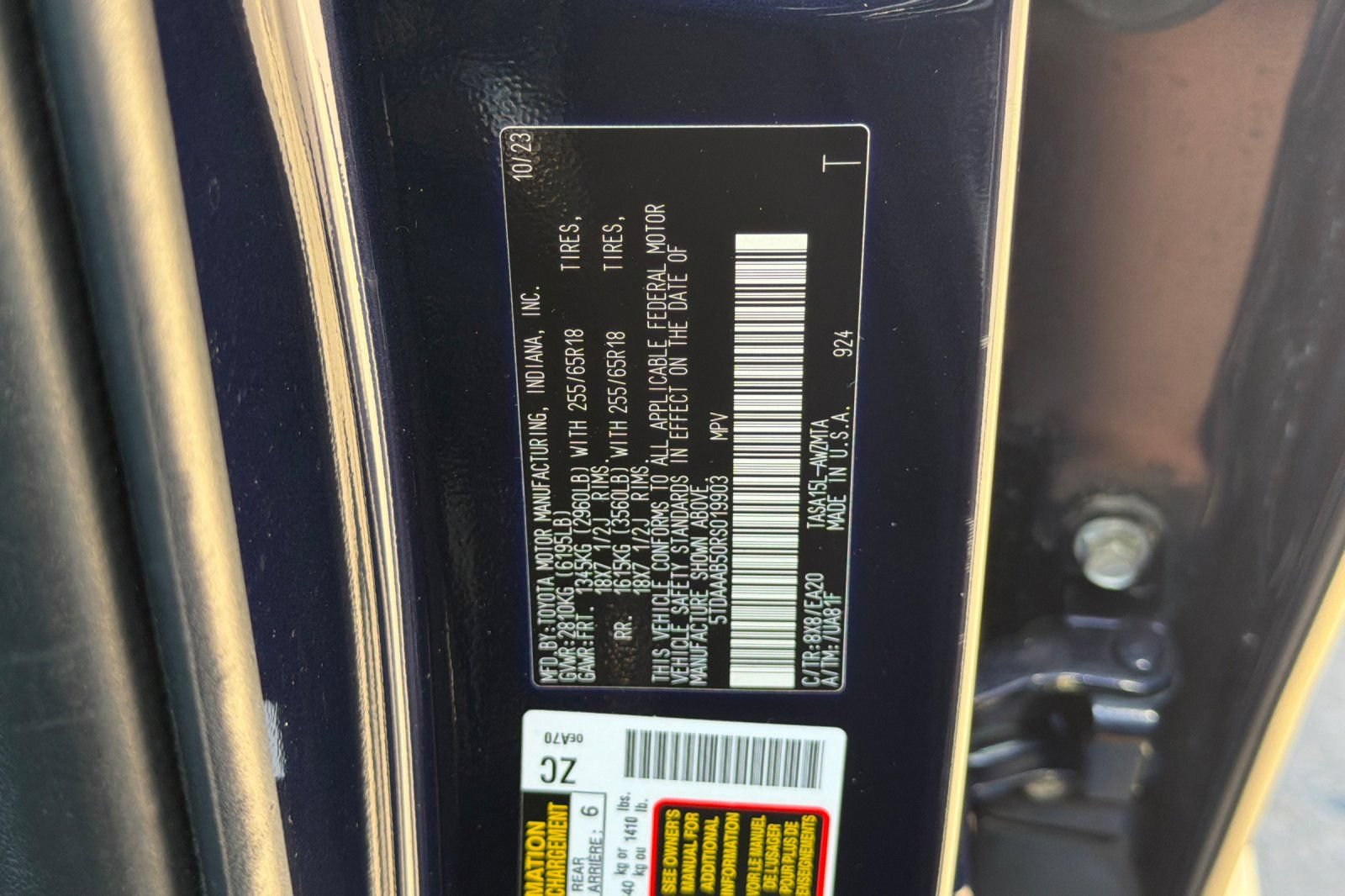 Certified 2024 Toyota Grand Highlander AWD image 38