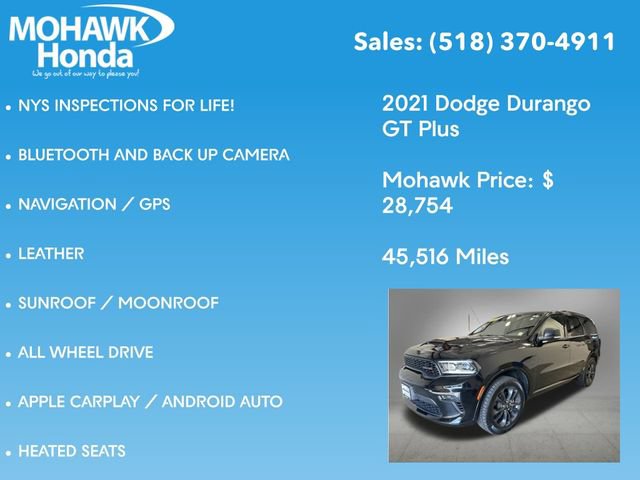 Used 2021 Dodge Durango GT AWD/4WD image 7