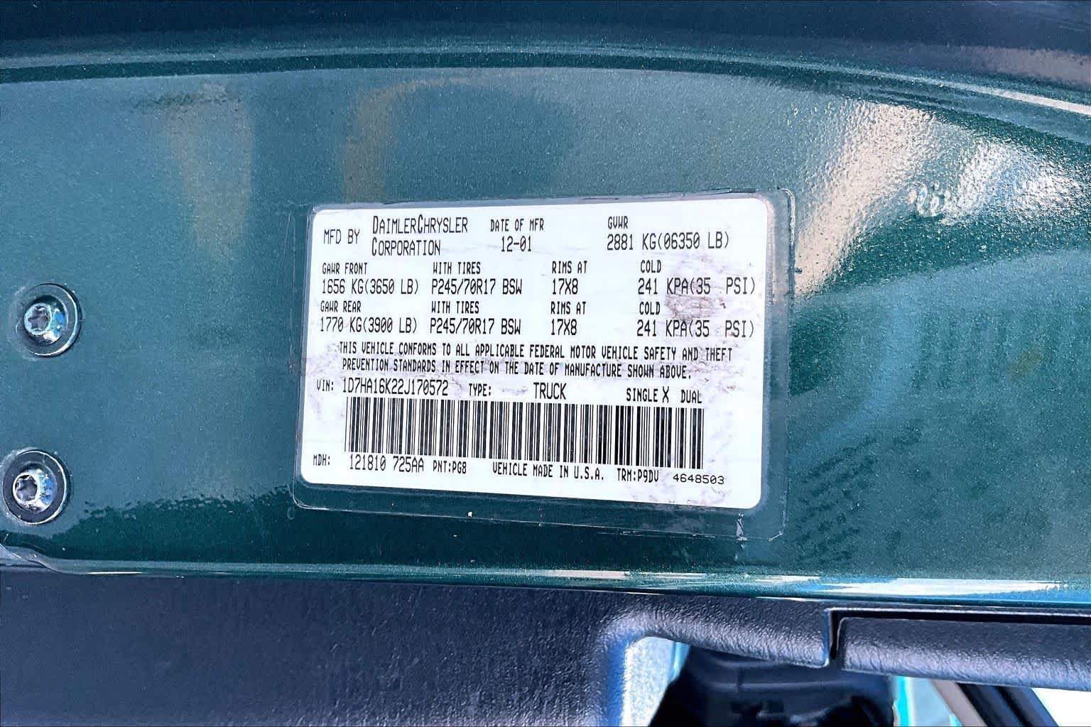 Used 2002 Dodge Ram 1500 Truck 2WD Regular Cab image 21