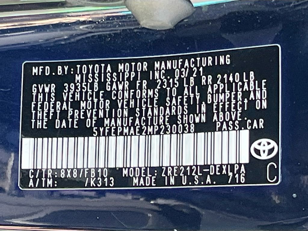Used 2021 Toyota Corolla LE FWD image 29
