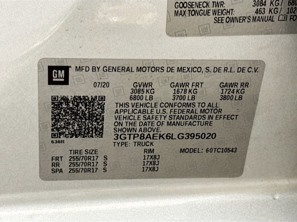 Used 2020 GMC Sierra 1500 2WD Crew Cab w/ Sierra Value Package image 37