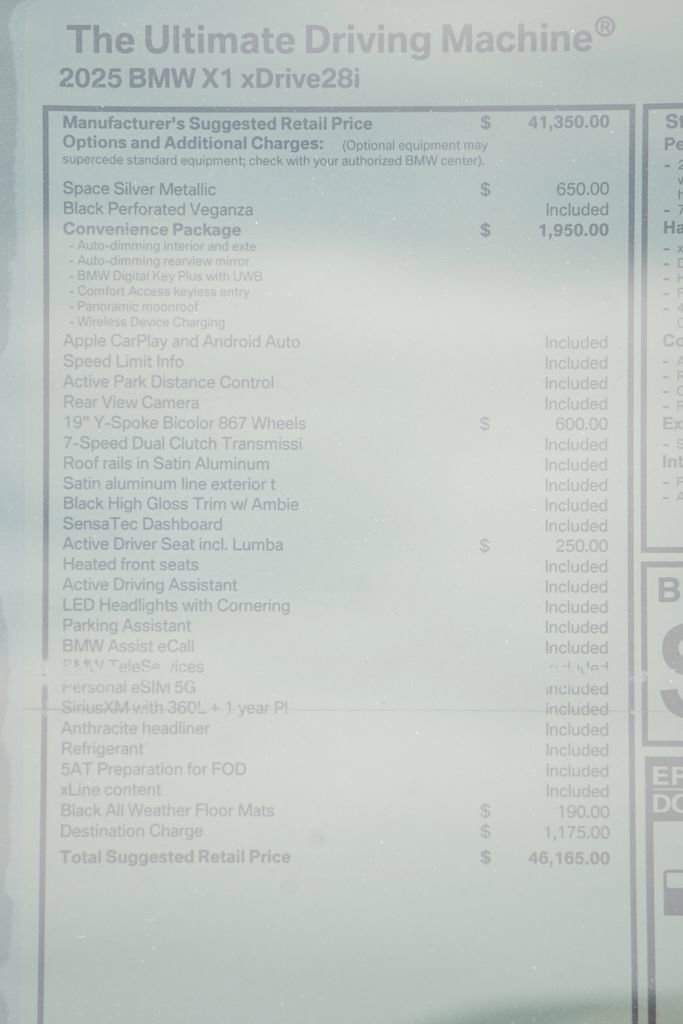 Used 2025 BMW X1 xDrive28i w/ Convenience Package image 8