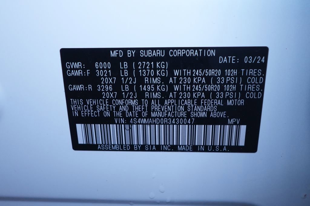 Used 2024 Subaru Ascent Onyx Edition image 46