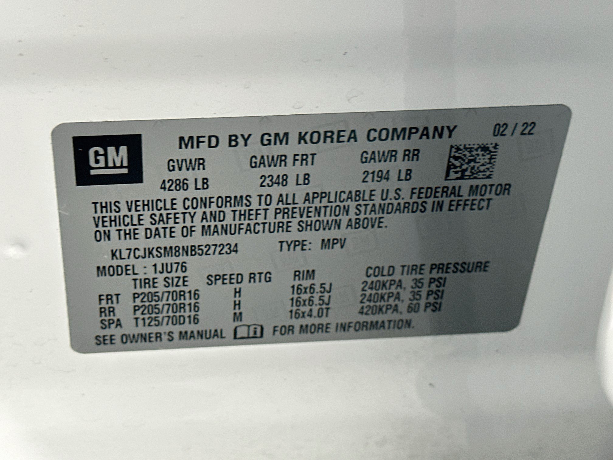 Used 2022 Chevrolet Trax LS w/ Tint and Cruise Package FWD image 12