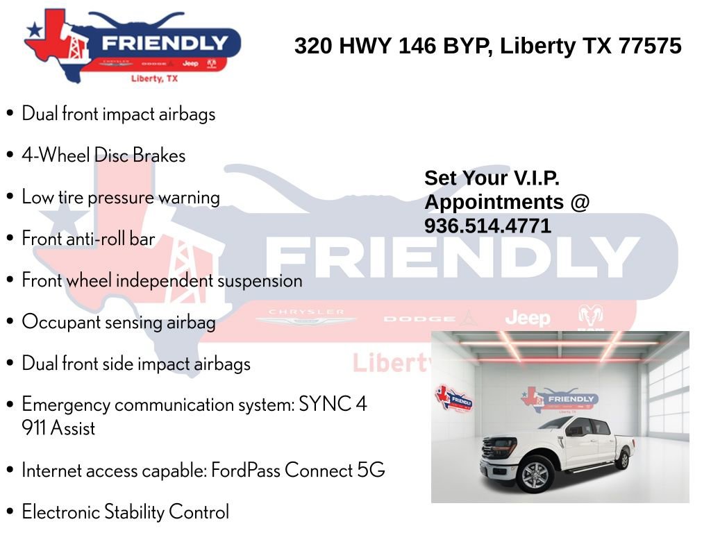 Used 2025 Ford F150 XLT w/ Equipment Group 301A Standard image 15