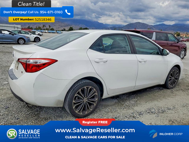 Used 2015 Toyota Corolla S w/ Protection Package FWD image 4