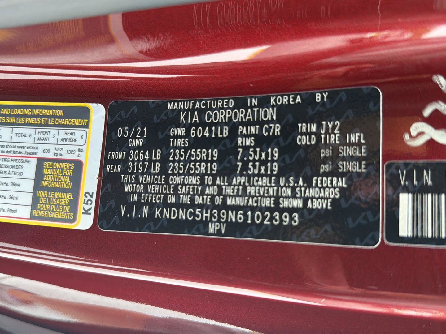 Used 2022 Kia Carnival EX FWD image 43