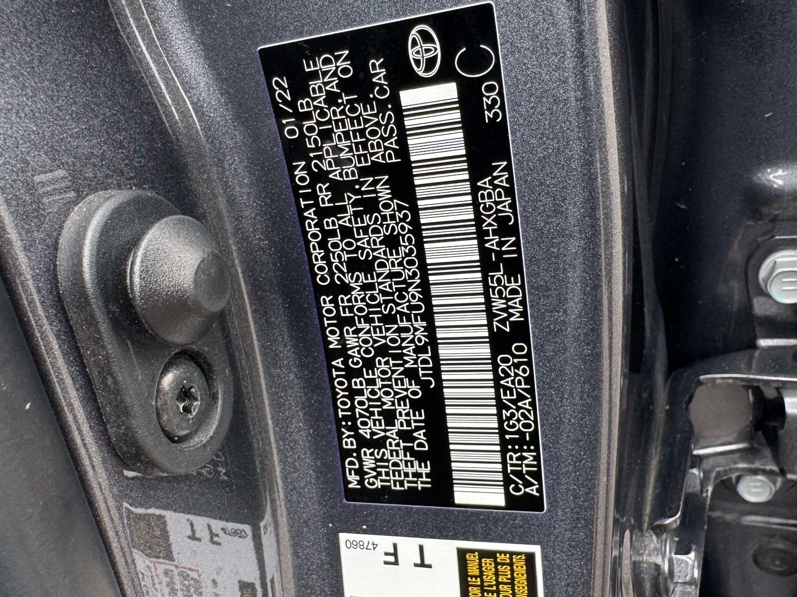 Certified 2022 Toyota Prius XLE AWD/4WD image 29
