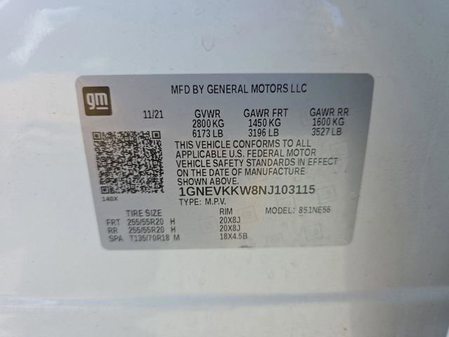 Used 2022 Chevrolet Traverse Premier AWD/4WD image 38